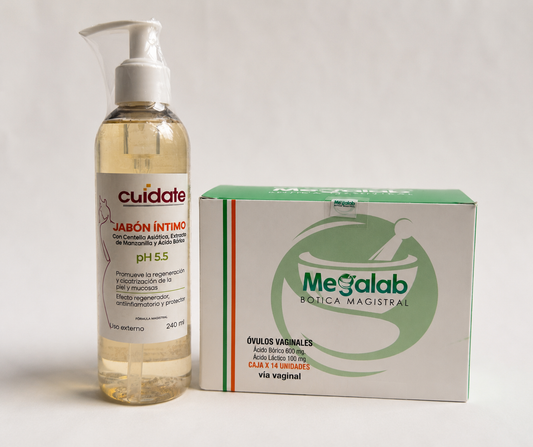 JABON INTIMO ANTIMICOTICO + 14 OVULOS