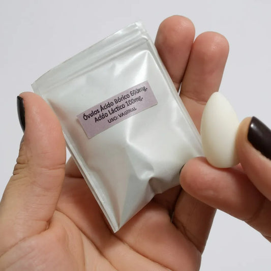 OVULOS POR 7 UNIDAD- ACIDO BORICO 600mg + ACIDO LACTICO 100mg