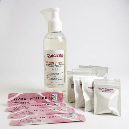 Pack Anti-Cándida Mujer – Probióticos + 7 Óvulos + Jabón Íntimo Antimicótico