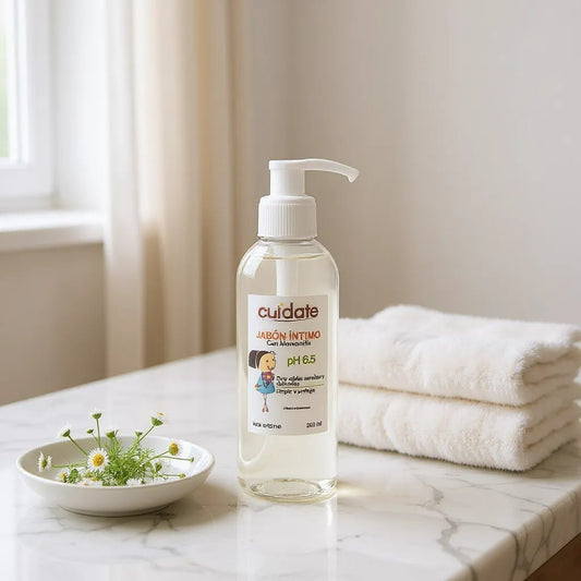 Jabón Íntimo para Niñas – Manzanilla y pH 6.5 (240 ml)