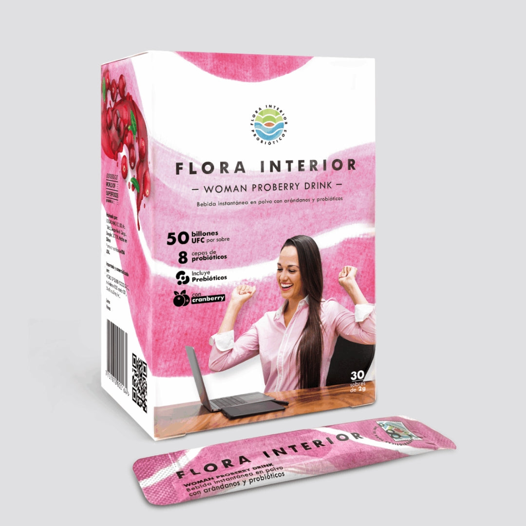 Flora Interior – Woman Proberry Drink - 30 sobres
