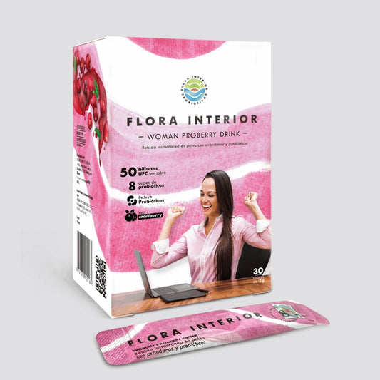 Flora Interior – Woman Proberry Drink - 15 sobres