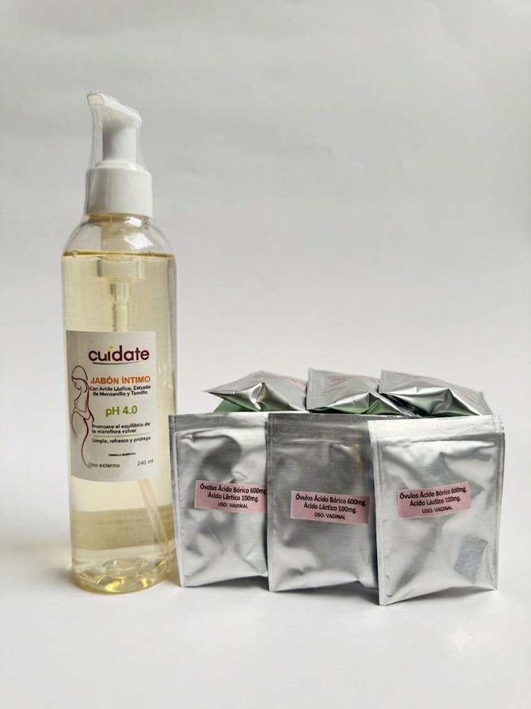 Pack Frescura y Equilibrio - 1 Jabón intimo + 7 Ovulos